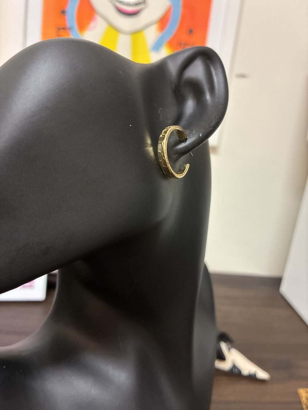 Swarovski Dextera Gold Tone Hoop Earrings